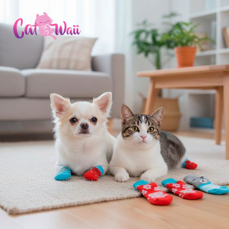 Calcetines Antideslizantes para Perro y Gato