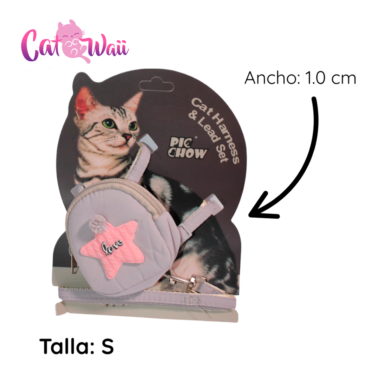 Arnés para Gato con Mochila "Aventurero Chic" - Image 5