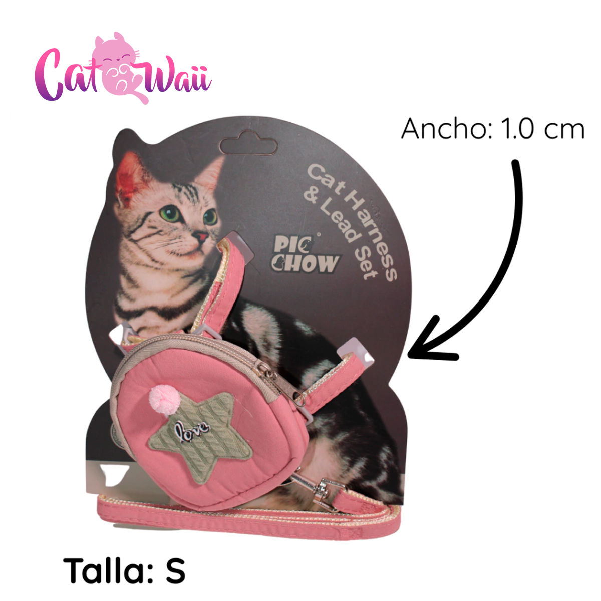 Arnés para Gato con Mochila "Aventurero Chic" - Image 4