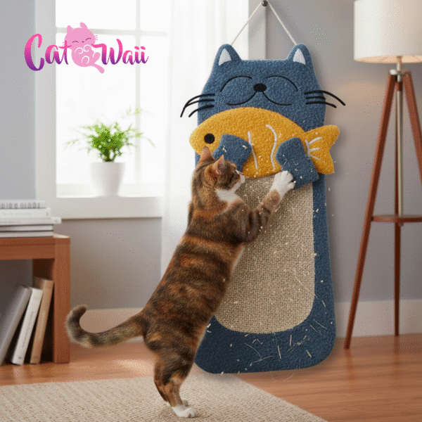 Rascador de Pared "Gato Pescador"